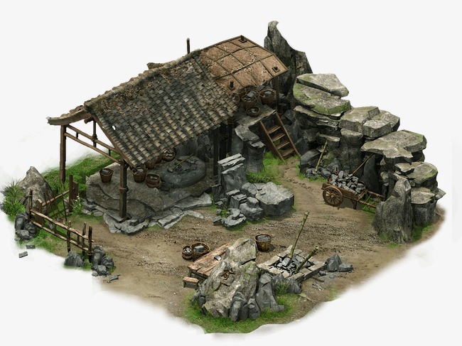 儿童玩游戏场景元素设计