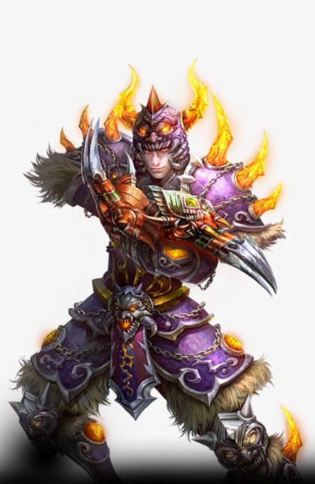 游戏武士png素材-90设计