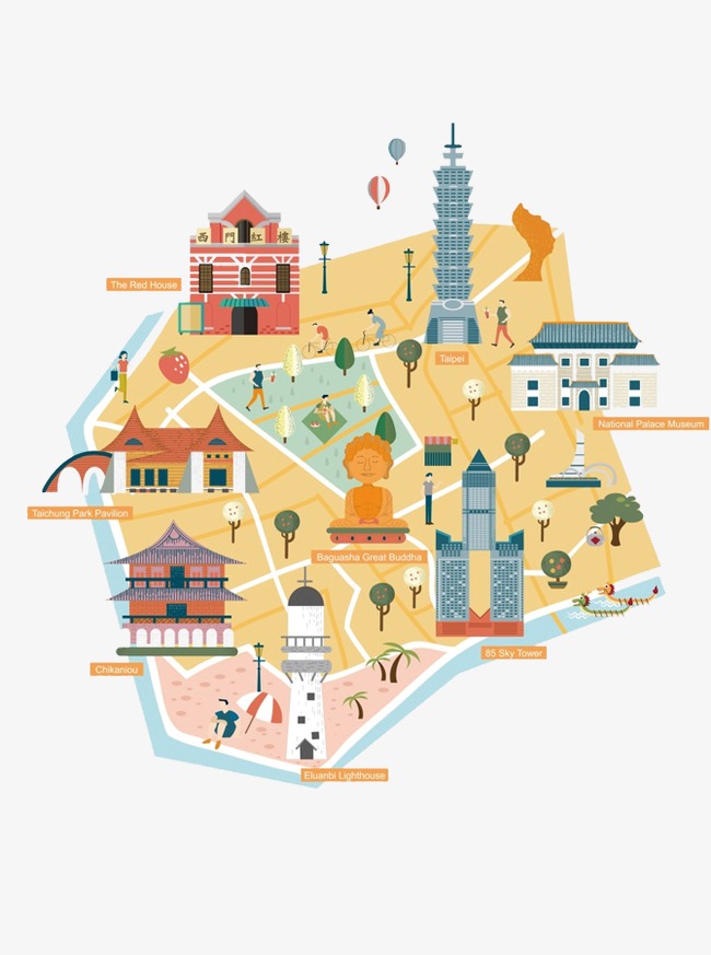 简约心形素材手绘可爱卡通小爱心设计元素