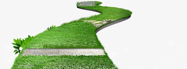 草坪公路png素材-90设计