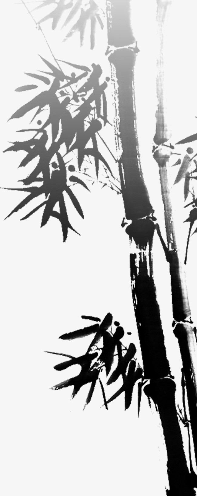 竹子水墨_竹子png素材-90设计