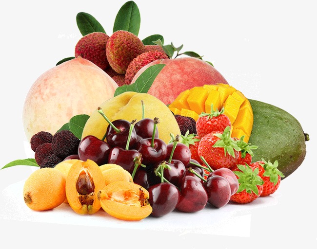 水果海报_一堆水果png素材-90设计