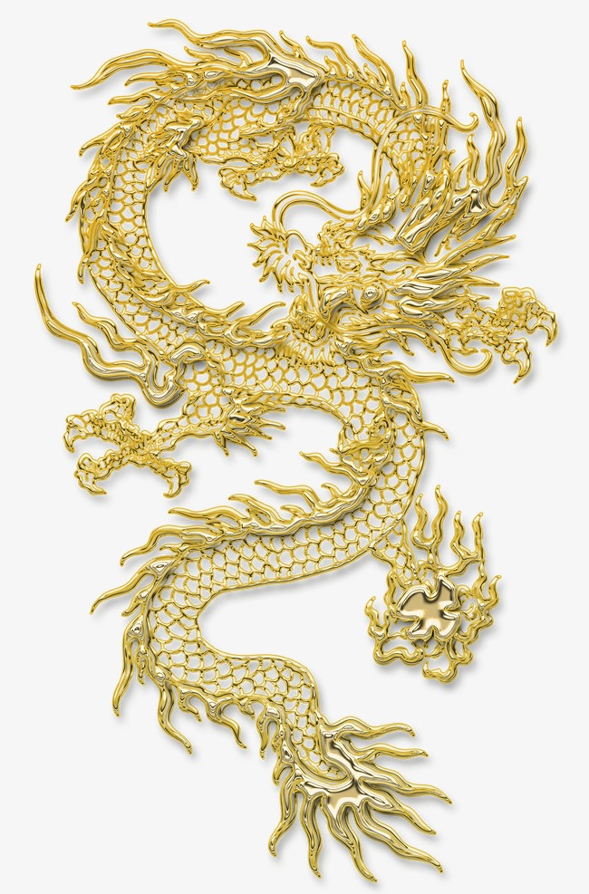 龙纹素材【高清漂浮元素png素材】-90设计