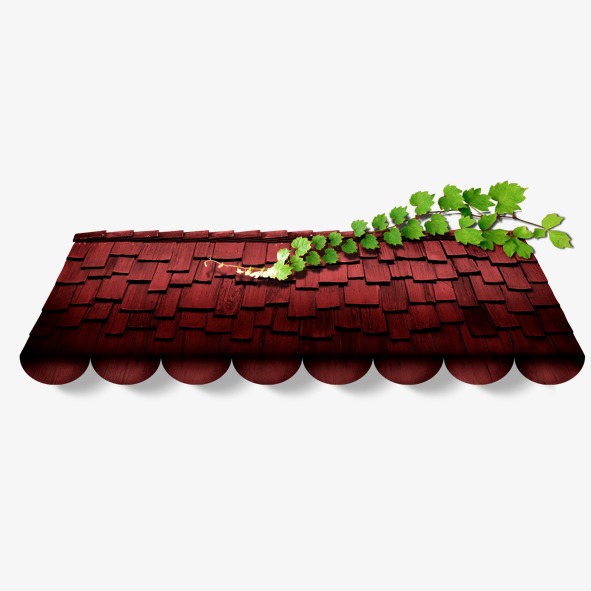 屋顶卡通手绘古代建筑免扣装饰元素