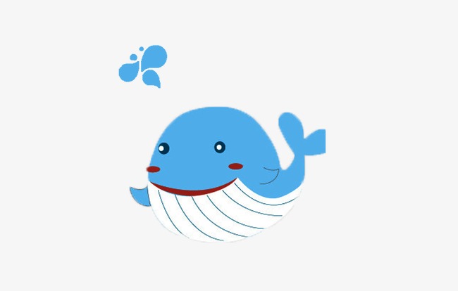 卡通鲸鱼_鲸鱼png素材-90设计