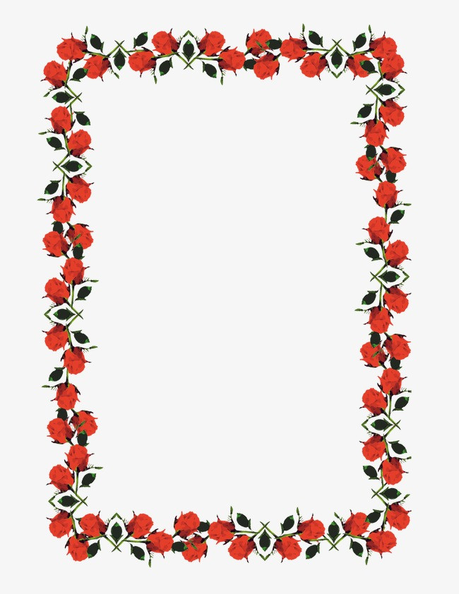 玫瑰花框
