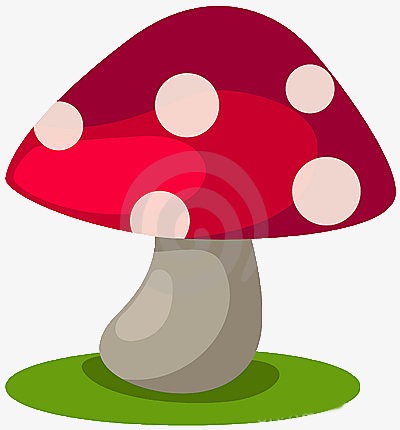 蘑菇 可爱 卡通 彩色