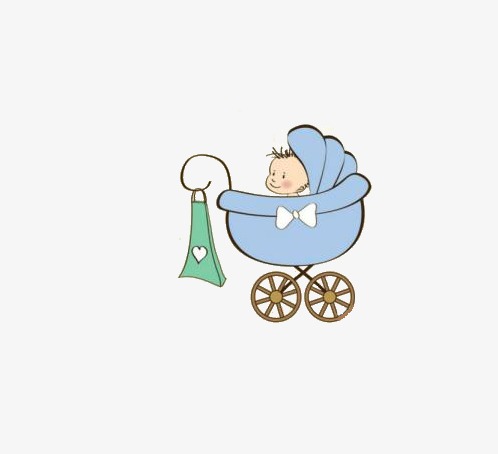 618狂欢节高端大气婴儿车宝宝推车元素