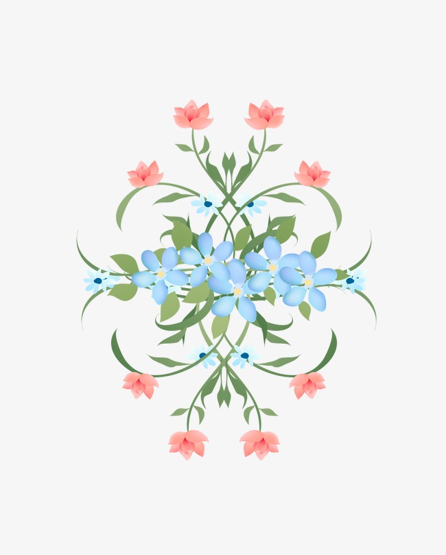 复古 小清新 花边 花纹 边框底纹【高清装饰元素png素材】-90设计