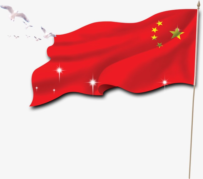 国旗,红色,7.1素材