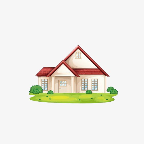 卡通房子_房子png素材-90设计