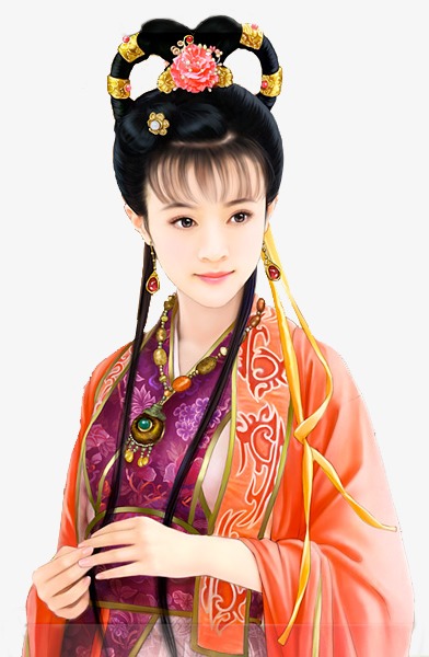 美女人物_古代美女png素材-90设计