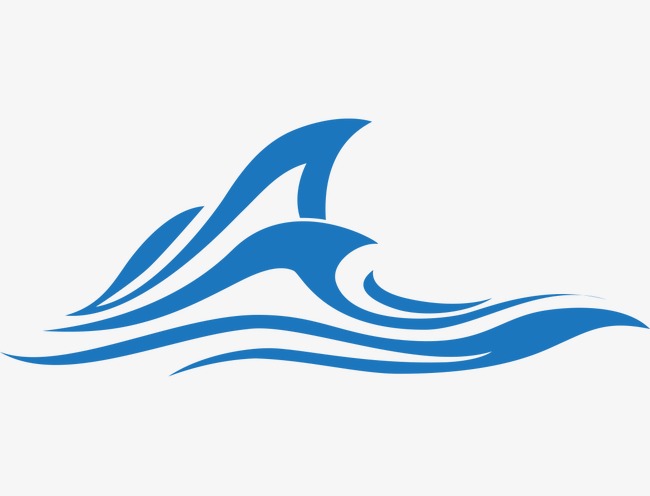 海波浪蓝色大海海浪水波海水浪花【免抠元素png-90设计网