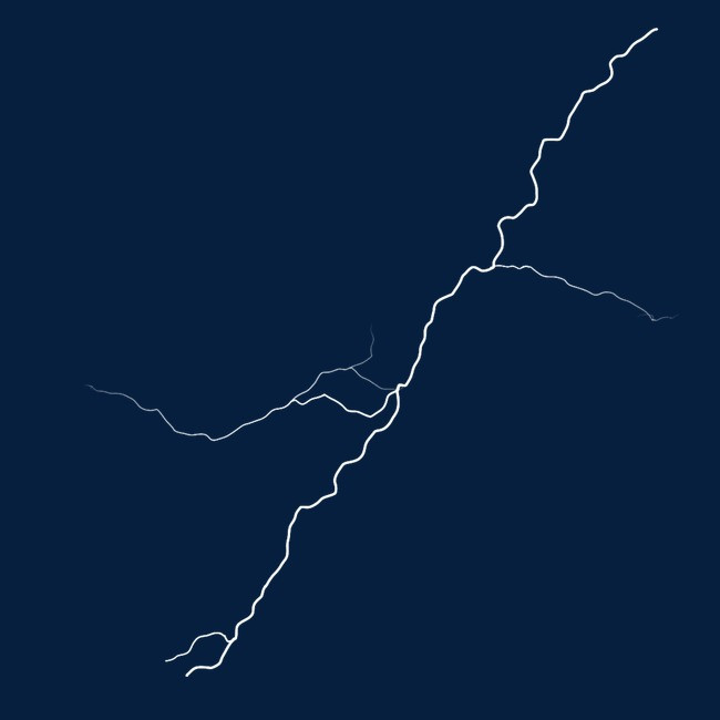 闪电psd_闪电png素材-90设计