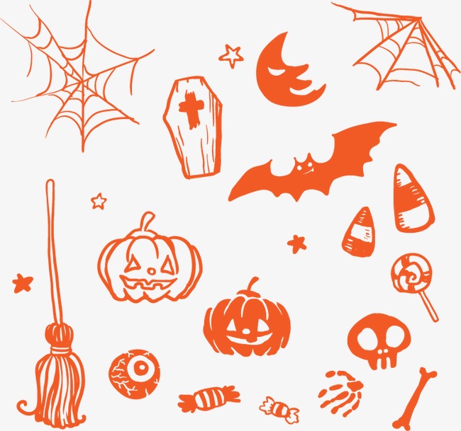 万圣节设计元素