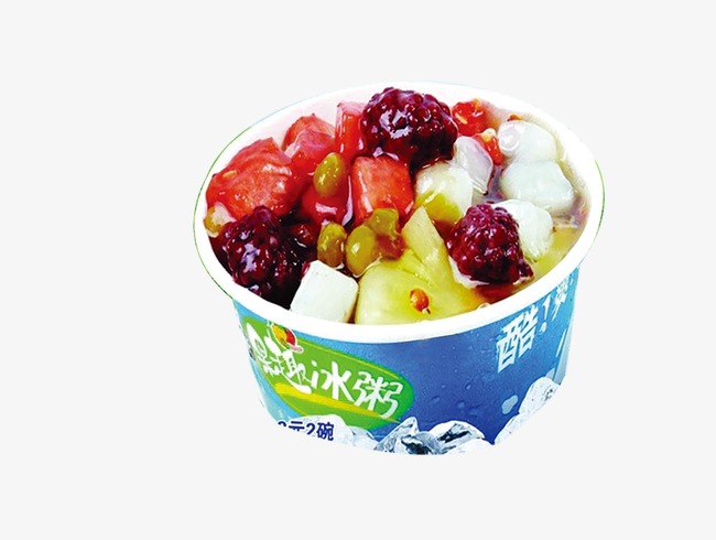 夏日冰爽_冰粥png素材-90设计