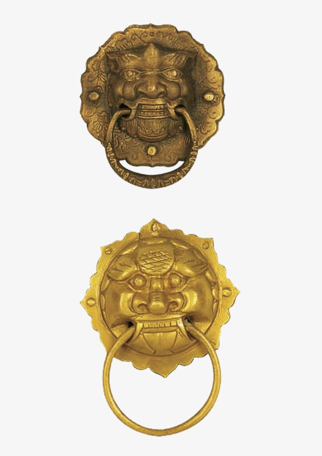 鎏金天安门环形元素组合免抠素材【免抠元素png】-90设计网