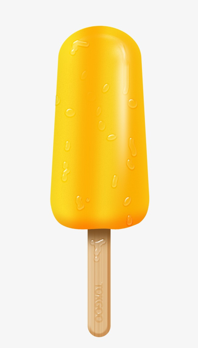 黄色的冰棍png素材-90设计