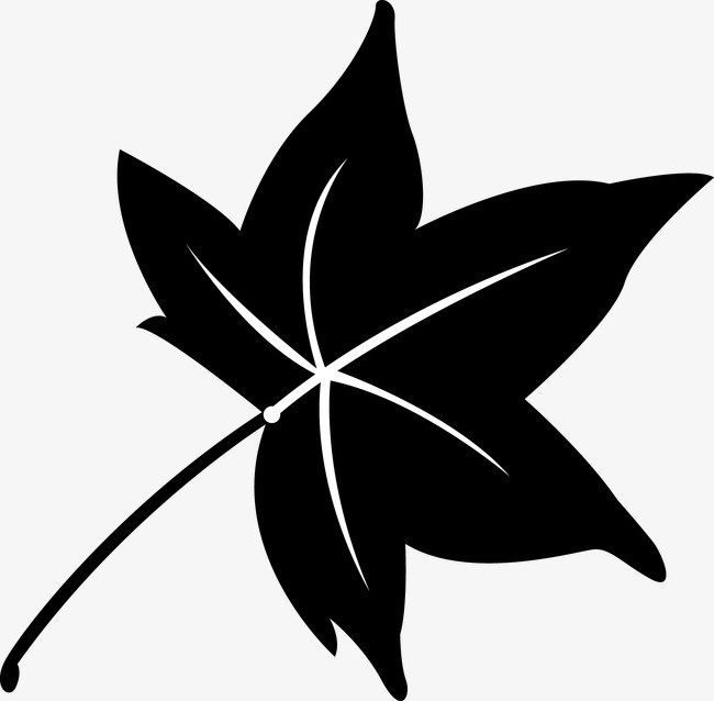 水墨枫叶png素材-90设计