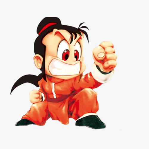 少林武功剪影江湖侠客功夫人物打斗元素素材