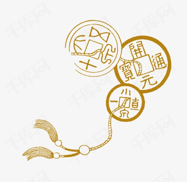 铜钱装饰