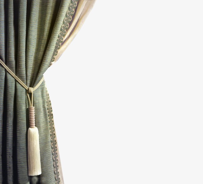 仿真布艺窗帘免抠素材【免抠元素png】-90设计网