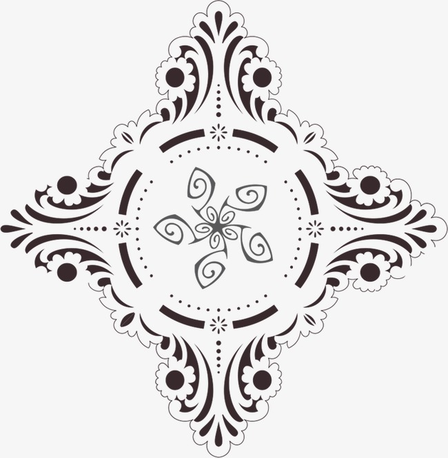 欧式花纹【高清装饰元素png素材】-90设计