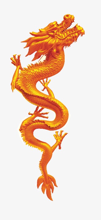 简约中国风龙元素艺术剪纸元素设计