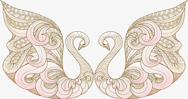 天鹅【高清装饰元素png素材】-90设计