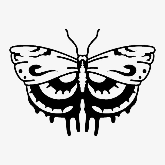 黑白图案动物png素材-90设计