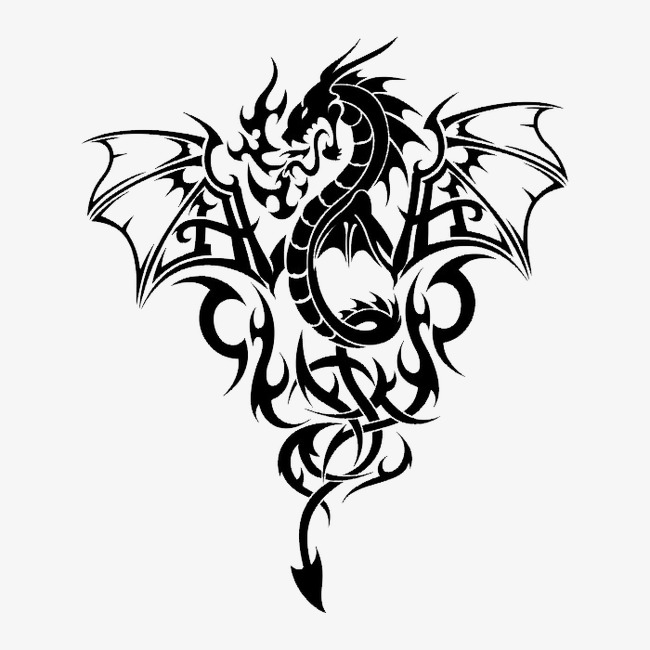 黑白轮廓动物图案png素材-90设计