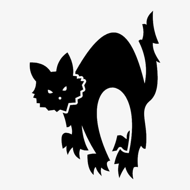 黑白轮廓动物图案png素材-90设计