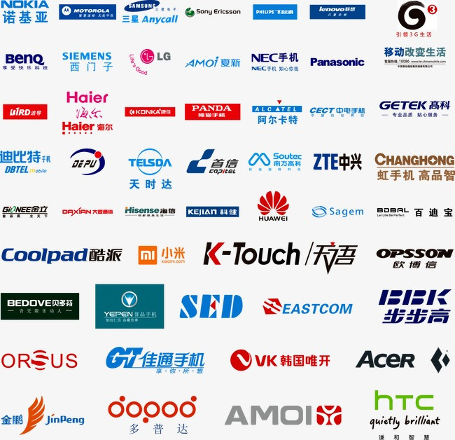 各种手机logo
