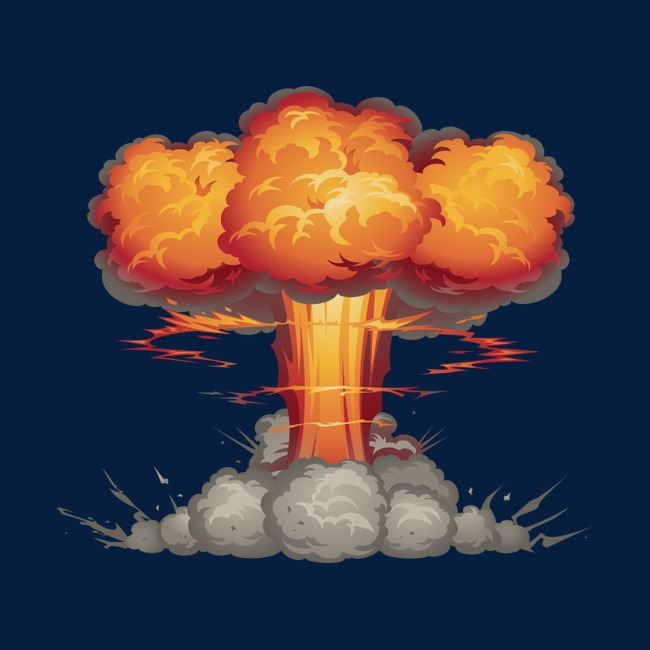 创意卡通可爱爆炸效果粉丝应援装饰框边框