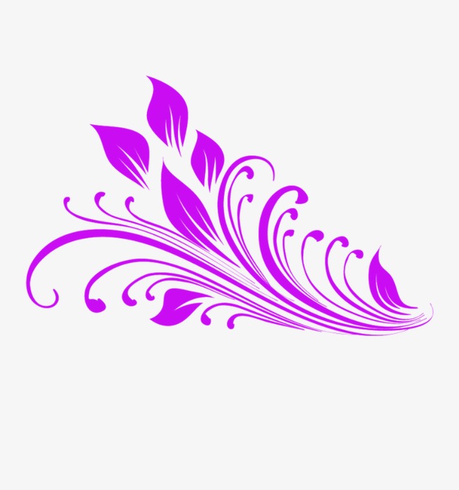 简约小清晰蔓藤花纹装饰边框元素设计