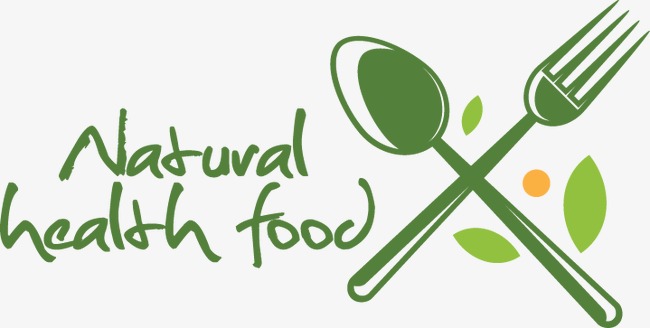 手绘绿色健康饮食字母_艺术字设计_千库网