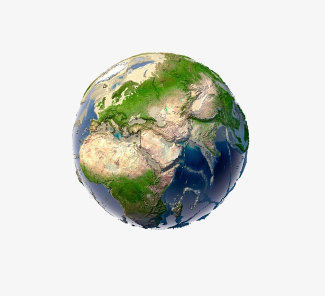 蓝色地球_地球png素材-90设计