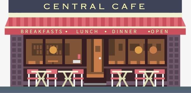 手写扫码点单餐厅的生活手写卡通字体