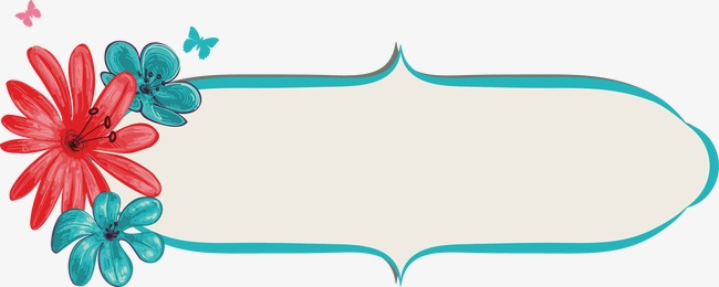 创意卡通可爱简约极简文本框对话框边框