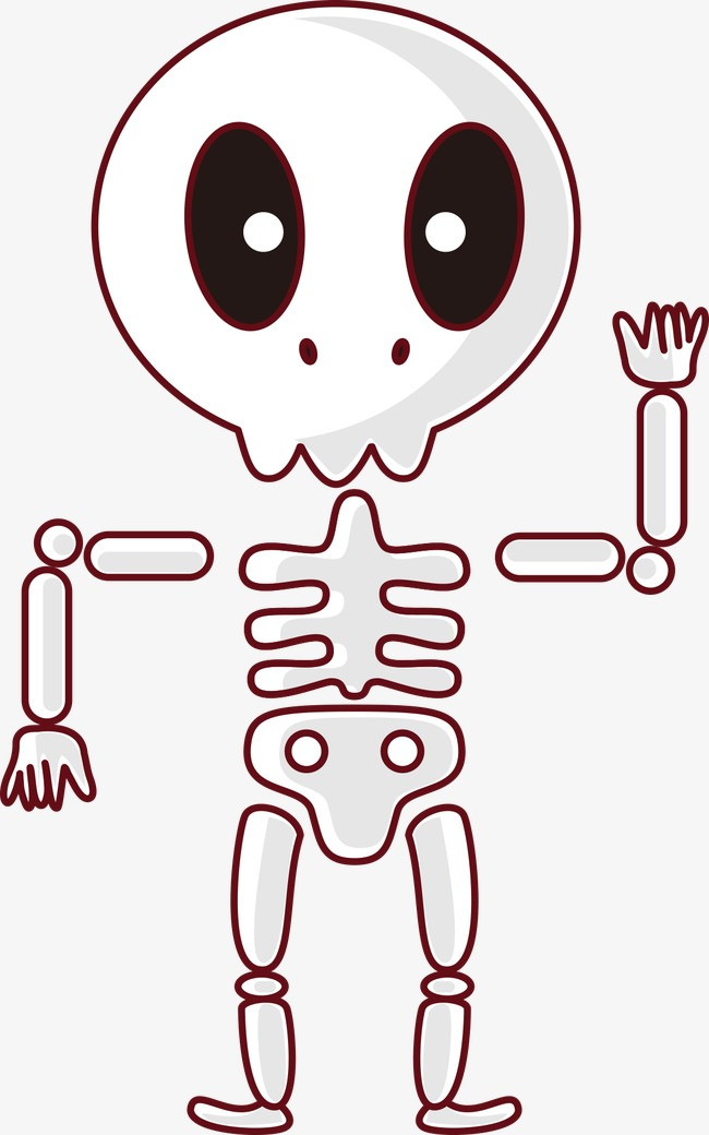 卡通萌骷髅