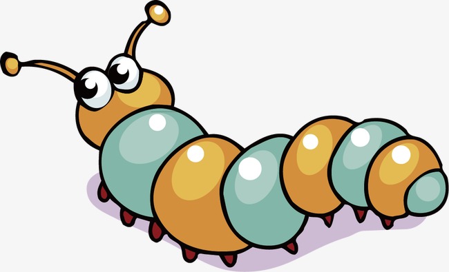 可爱卡通虫子素材