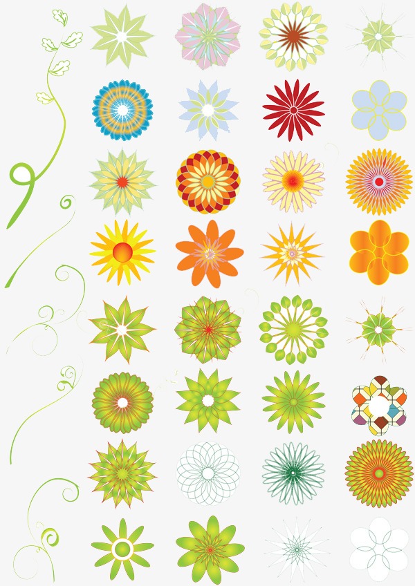 精美花型图案设计