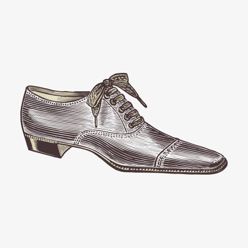 线稿皮鞋png素材-90设计