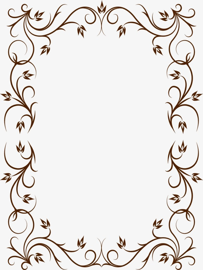 花纹边框装饰