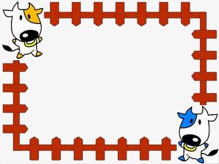 新年春节牛年奶牛灯笼元宝扁平可爱装饰