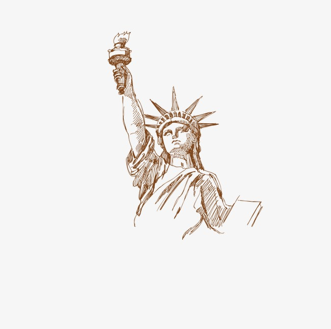 手绘胜利女神