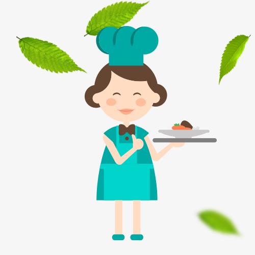 卡通厨师制服素材