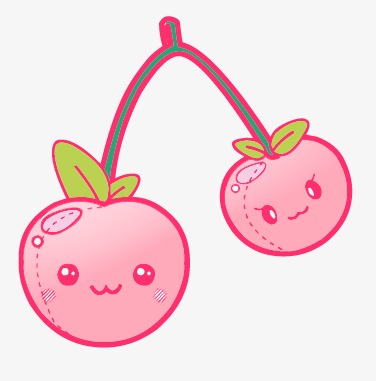 国潮装饰植物插画樱桃树装饰元素