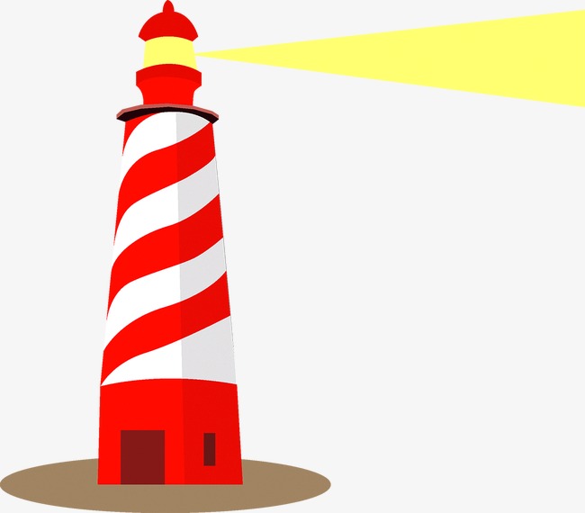 大海沙滩灯塔_灯塔png素材-90设计