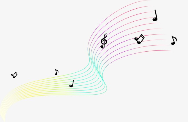 音乐五线谱装饰元素